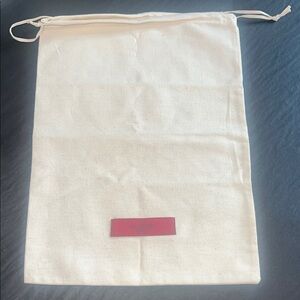 Valentino Ivory Storage Pouch
